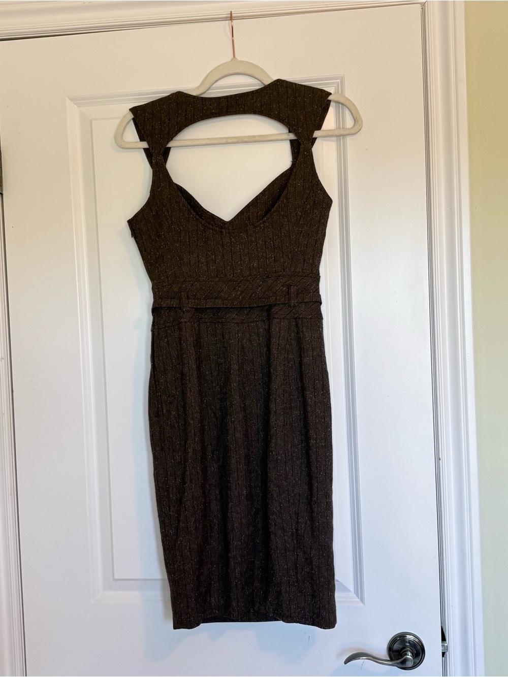 Vintage GUESS Brand Tweed Sheath Dress with Belt - Picture 6 of 12